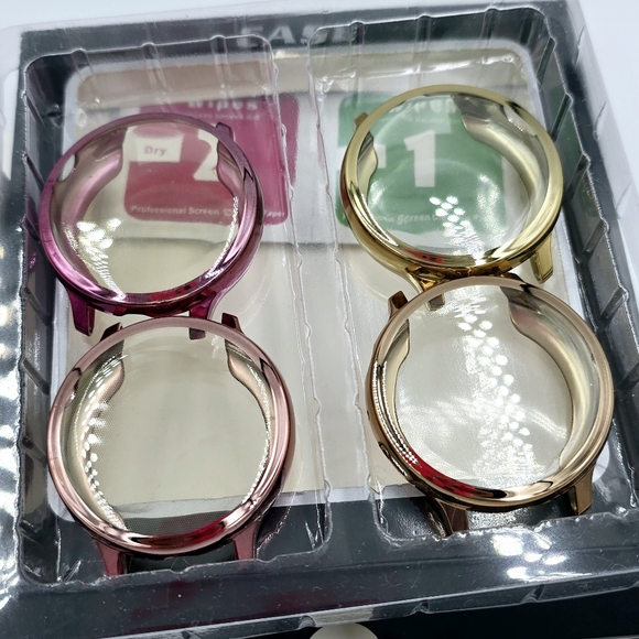 Samsung Galaxy Active 2 Watch Bumpers Purple, Pink, Rose Gold, Gold, Rhinestones - Picture 6 of 6